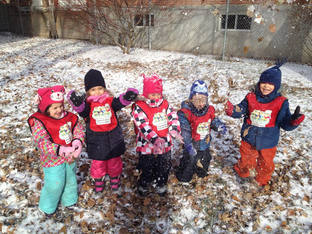 garderie enfant neige